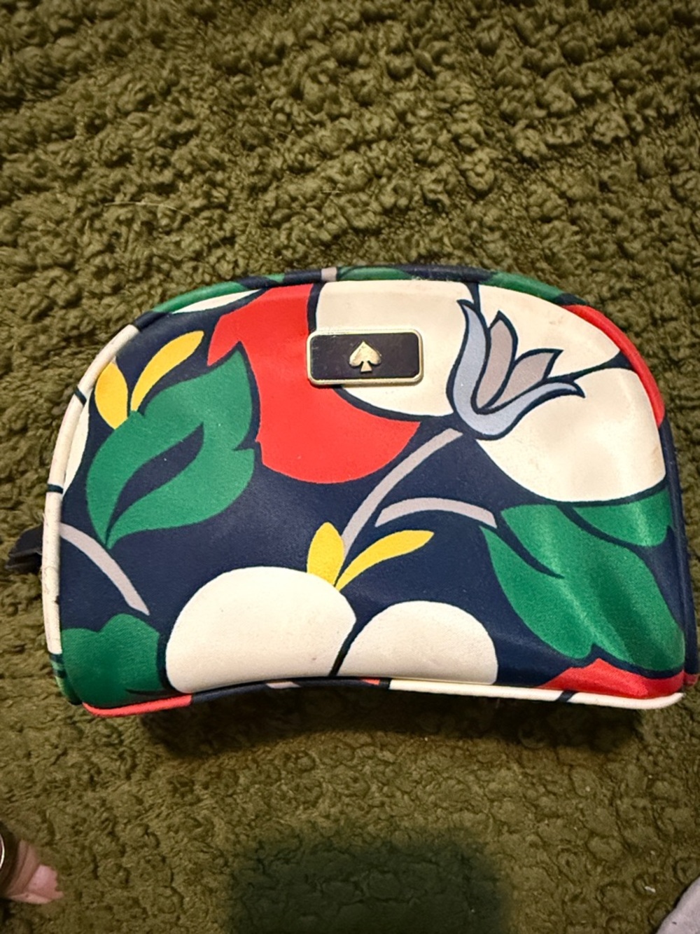 kate spade Multicolor Floral Zip Cosmetic Pouch